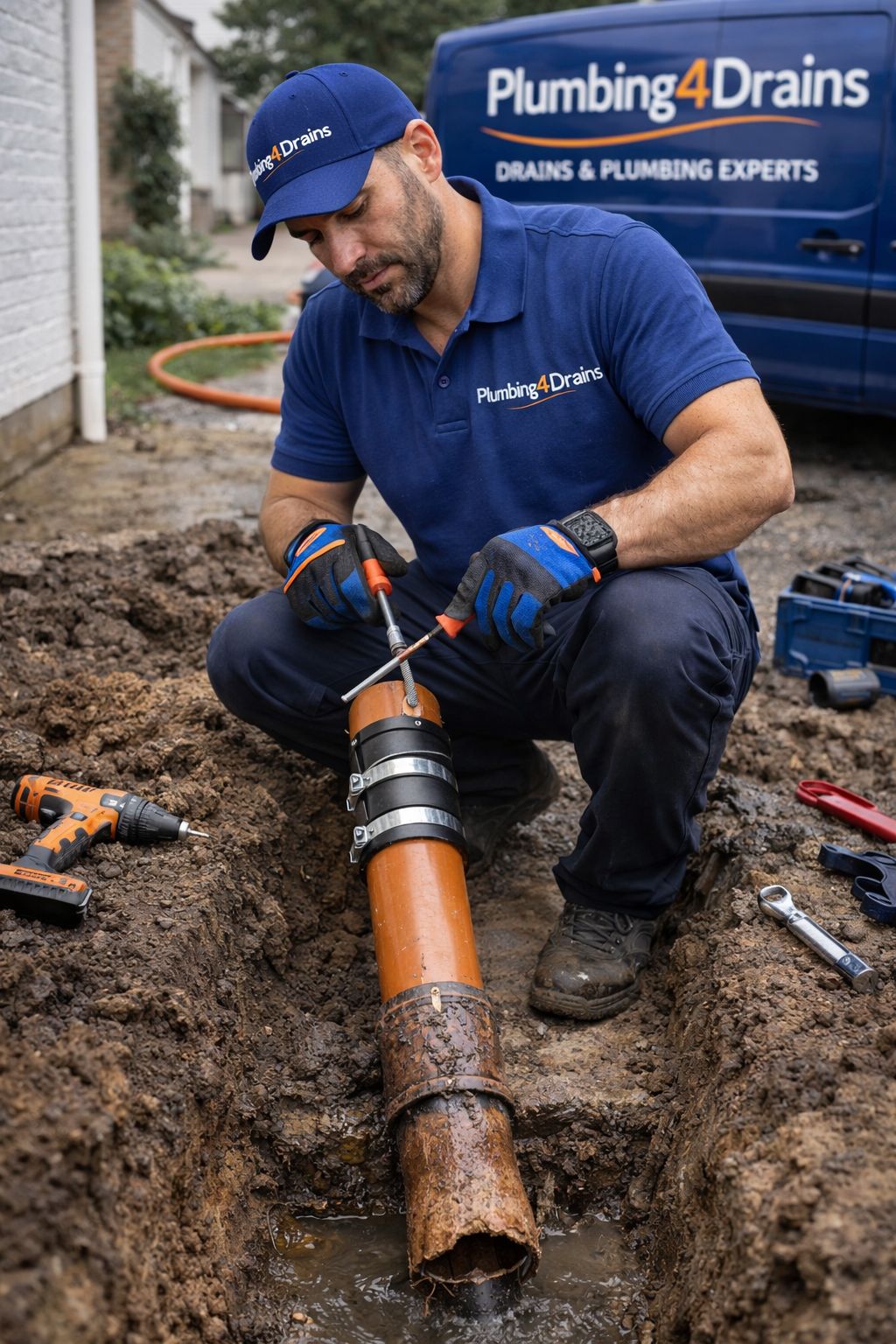 CCTV drain inspection survey